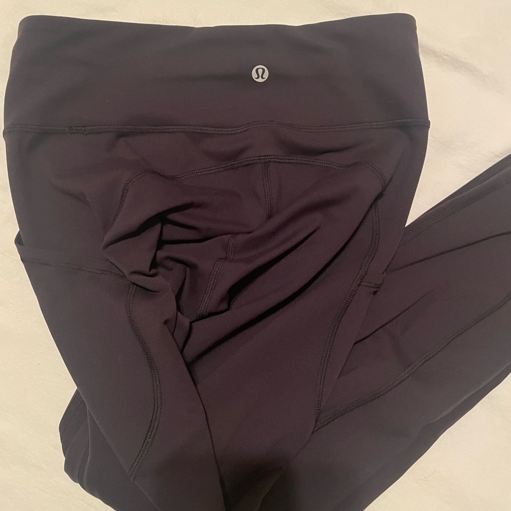 Black Lulu Leggings with Side Pockets